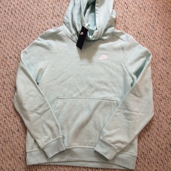 Nike Mint Green Running Sweatshirt/Hoodie Size 0 (XS) - Tradesy
